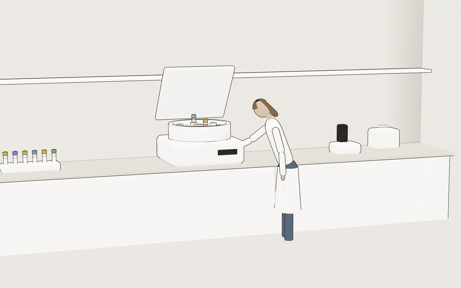 Le laboratoire en coupe : plateau technique
